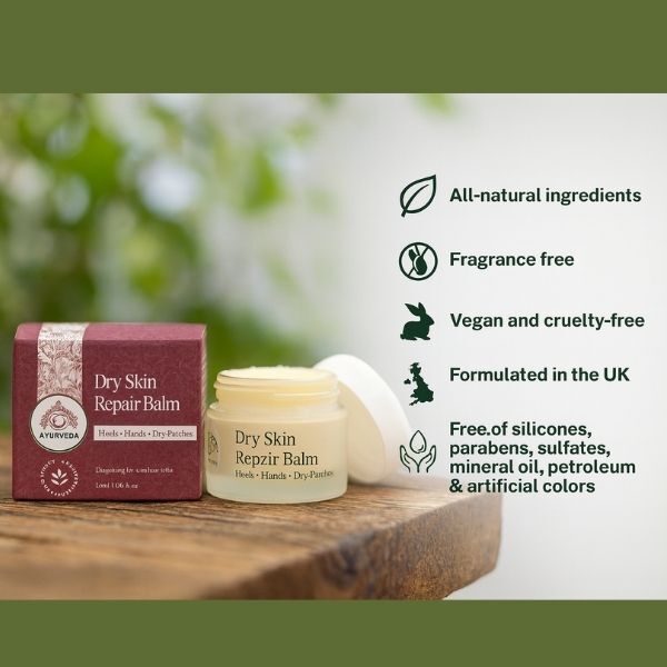 Ovviovita Dry Skin Repair Ayurvedic Balm 50ml, imported from the UK