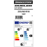 Bridgestone Dueler D-Sport tyre 255/60 R18 (British brand)