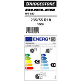 Bridgestone Dueler D687 235/55 R18 tyre, UK version