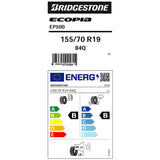 Bridgestone Ecopia EP500 tyre 155/70 R19 - British product