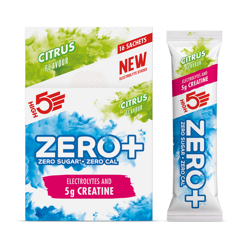 High5 Zero+ Creatine Electrolytes Citrus 16 sachets - British product