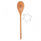 Superdrug Something Different Snowflake Wooden Spoon Set Serving Utensil 28cm- Buy online at McGrocer