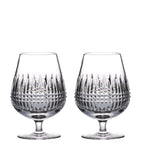 Waterford Lismore Diamond brandy balloon glasses set of two 510ml (British brand)