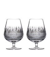 Harrods Waterford Set of 2 Lismore Diamond Brandy Balloon Glasses (510ml)- Buy online at McGrocer