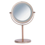 Argos Danielle Creations Rose Gold Finish Light Up Beauty Mirror- Buy online at McGrocer