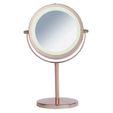 Danielle Creations rose gold light up beauty mirror - British product