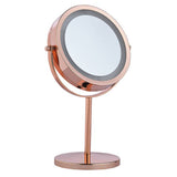 Danielle Creations rose gold light up beauty mirror - British product