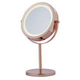 Danielle Creations rose gold light up beauty mirror - British product