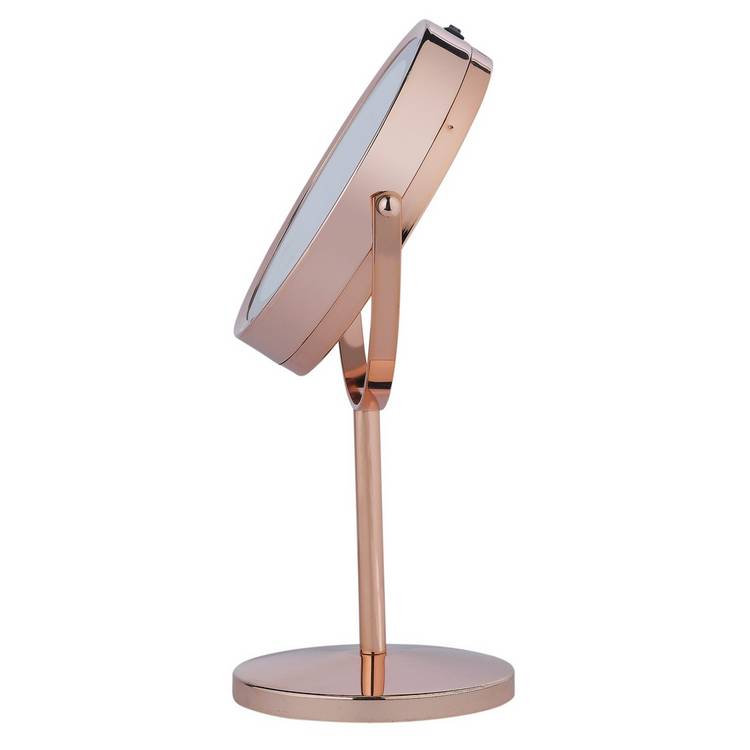 Danielle Creations rose gold light up beauty mirror - British product