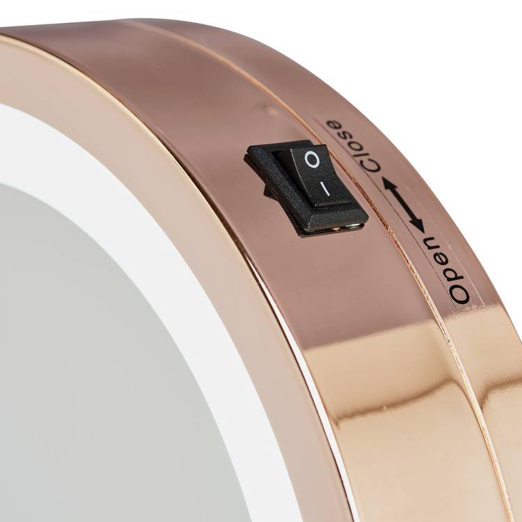 Danielle Creations rose gold light up beauty mirror - British product