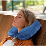 Streetwize travel neck pillow with clip, imported from the UK