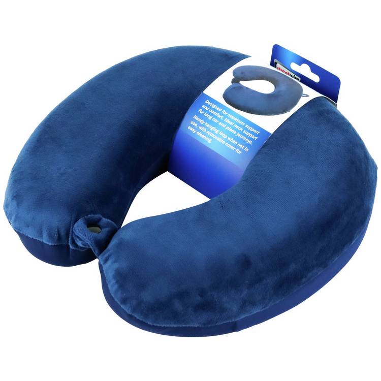 Streetwize travel neck pillow with clip, imported from the UK