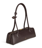 Alaïa Le Teckel shoulder bag in smooth calfskin, imported from the UK