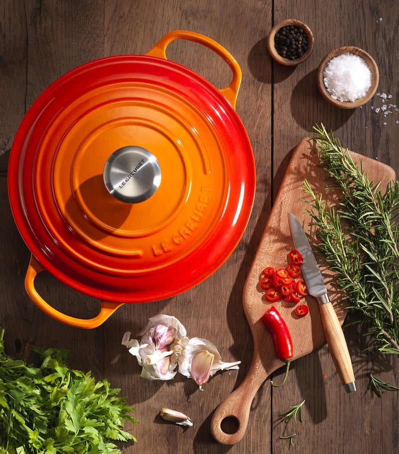Le Creuset cast iron round casserole dish 20cm, UK version