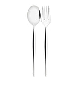 Harrods Bugatti Natura Stainless Steel 2-Piece Serving Set- Buy online at McGrocer