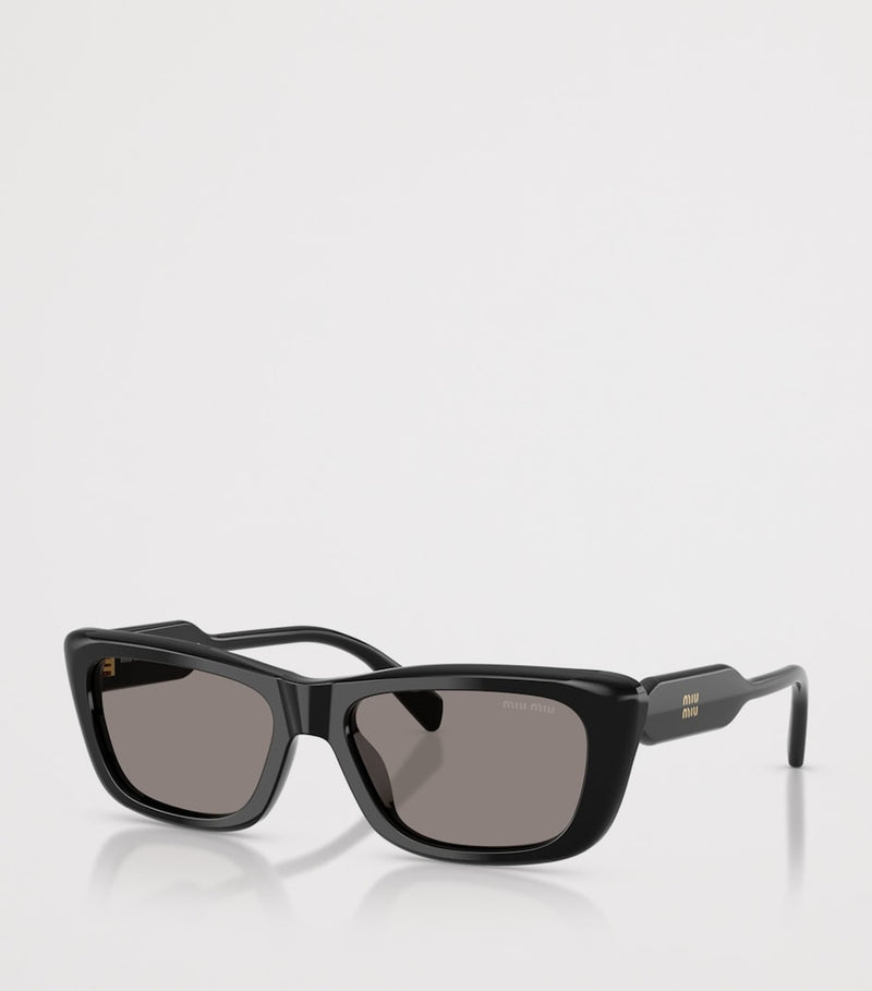 Miu Miu acetate rectangle sunglasses, imported from the UK
