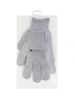 Hydrea London Carbonised Bamboo Exfoliating Shower Gloves, imported from the UK