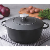 Tramontina enamelled cast iron casserole dish 24cm, imported from the UK