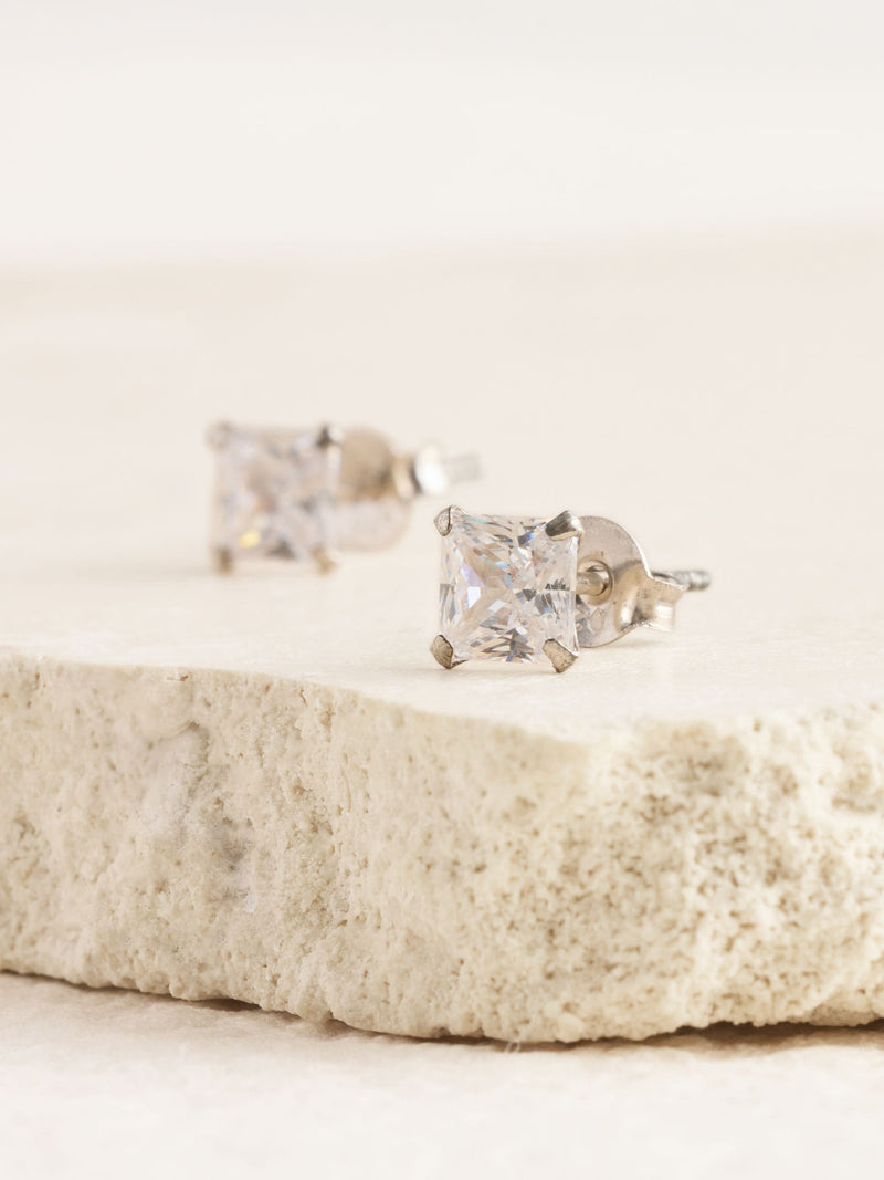 Sterling Silver Stud Earrings 0.5cm (British brand)
