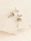 Sterling Silver Stud Earrings 0.5cm (British brand)