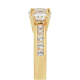 Revere 9ct gold cubic zirconia engagement ring British product