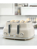 Daewoo Cream Sienna 4-slice toaster - British product