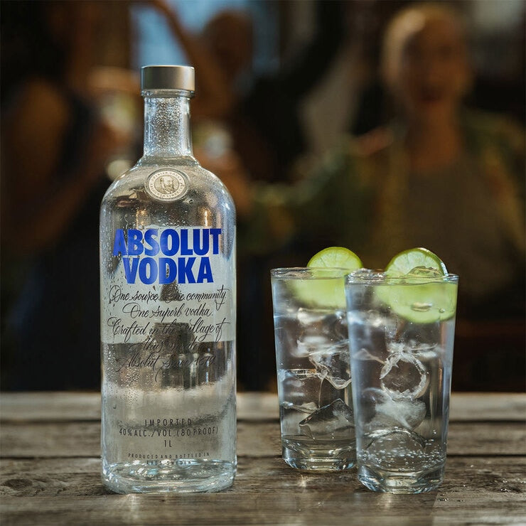 Absolut original Swedish vodka 1L - British product