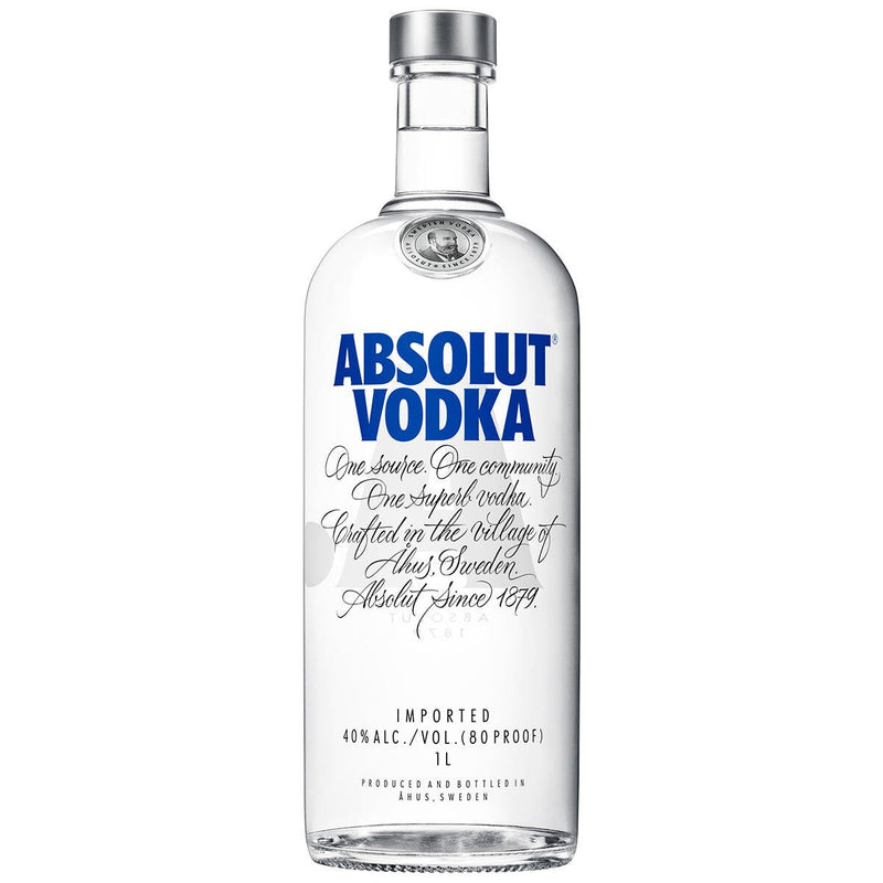 Absolut original Swedish vodka 1L - British product