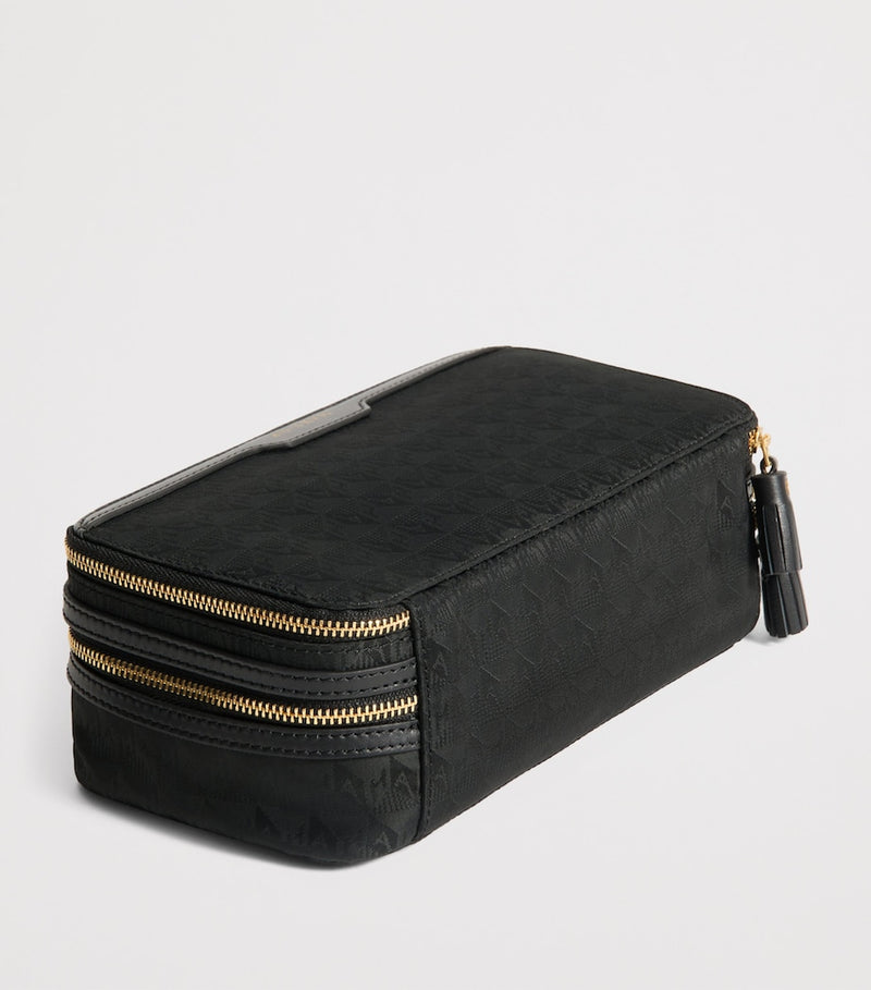 Anya Hindmarch Jacquard Logo Make-Up Pouch - British product