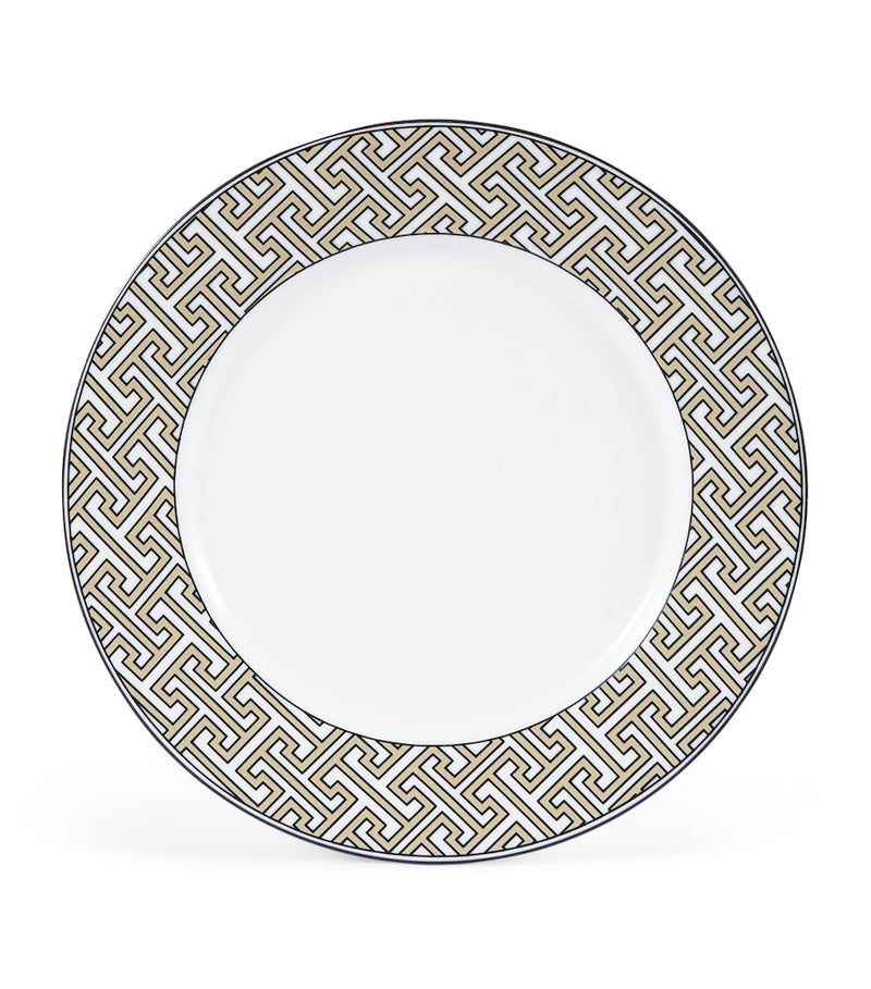 O.W. London Maze pattern dinner plates set of 2, 26cm diameter, imported from the UK
