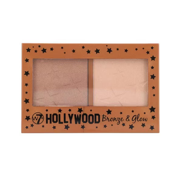 W7 Hollywood Bronze And Glow Duo Compact 13g (British brand)