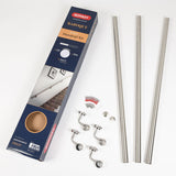 Costco UK Rothley Stainless Steel Hand Rail Kit 3.6m, 3 Finishes- Buy online at McGrocer