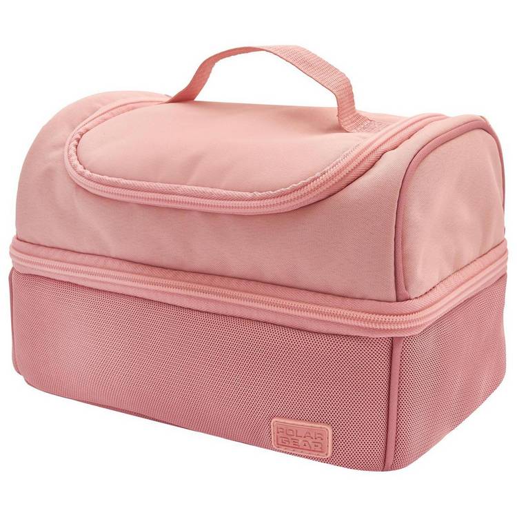 Polar Gear pink lunch bag H16 W24.5 D16.5cm, imported from the UK
