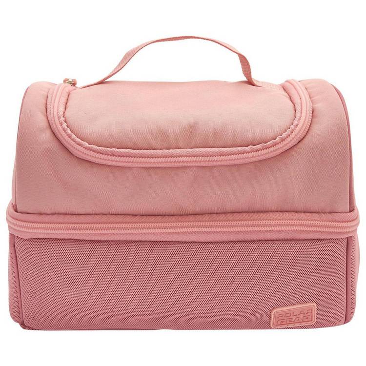 Polar Gear pink lunch bag H16 W24.5 D16.5cm, imported from the UK
