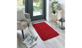 Argos Buddy Washable Mat Plain Red Shaggy Rug 60x100cm- Buy online at McGrocer
