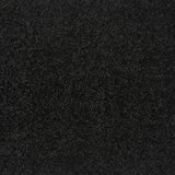 Buddy washable shaggy rug black 80x120cm (British brand)
