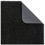 Buddy washable shaggy rug black 80x120cm (British brand)