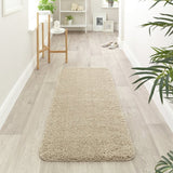 Buddy washable mat plain stone shaggy rug 67x150cm, UK version