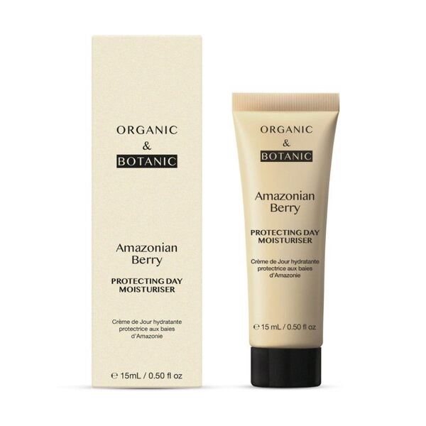 Organic & Botanic Amazonian Berry Day Cream 15ml Duo Kit, imported from the UK