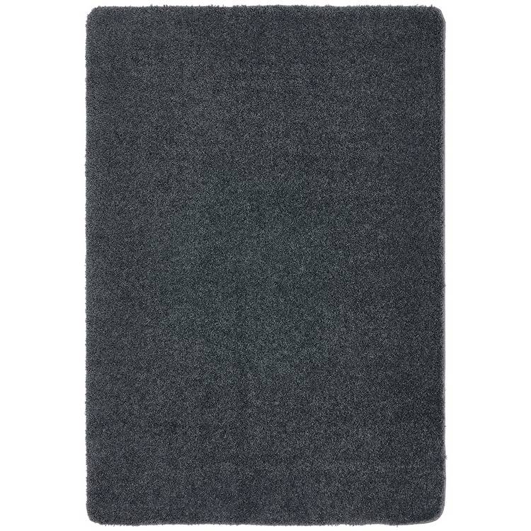 Buddy charcoal shaggy rug 60x100cm, imported from the UK