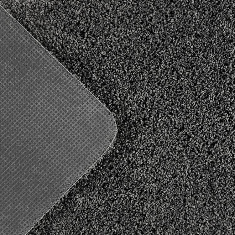Buddy charcoal shaggy rug 60x100cm, imported from the UK