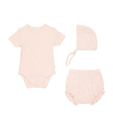 Harrods Marie-Chantal Cotton Araminta Angel Wing Pointelle Gift Set (0-6 Months)- Buy online at McGrocer