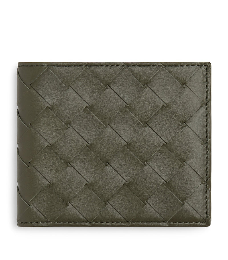 Bottega Veneta Intrecciato bifold wallet 9.5x11cm, imported from the UK