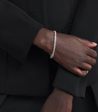 Suzanne Kalan white gold and diamond tennis bracelet - British product