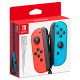 Nintendo Joy-Con controller pair neon red and blue (British brand)