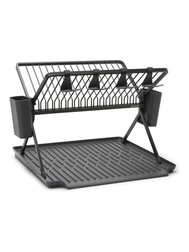 Brabantia Grey Foldable Dish Rack Large - British product