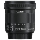 Canon EF-S 10-18mm f/4.5-5.6 IS STM lens, imported from the UK