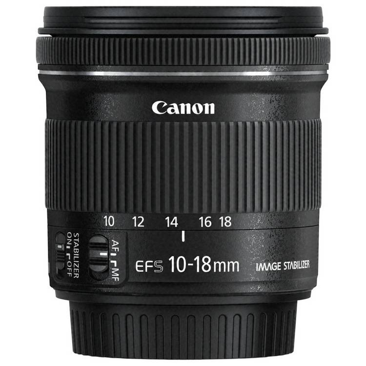 Canon EF-S 10-18mm f/4.5-5.6 IS STM lens, imported from the UK