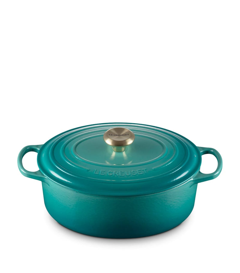 Le Creuset cast iron oval casserole dish 29cm (British brand)