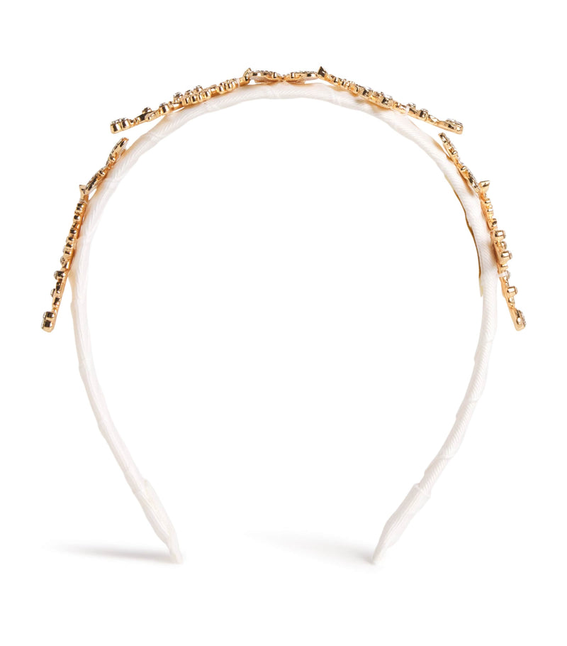 David Charles crystal-embellished headband - British product